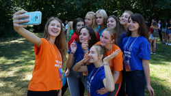 Активисты Российского союза молодёжи собрались в Красном