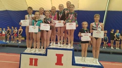 Юные красненские спортсменки заняли второе и третьи места в прыжках на батуте