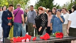 Алексеевцы открыли мемориальную плиту погибшим участникам СВО