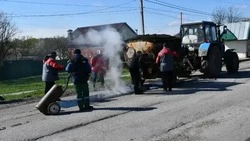 Алексеевские дорожные службы устранили дефекты на 5 601 квадратном метре автотрасс муниципалитета