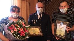 Начальник Алексеевского ОГИБДД навестил семью откомандированного сотрудника