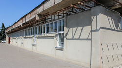 Строители приступили к ремонту дворца спорта «Олимп»