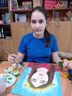 Юная красненская художница стала стипендиатом губернатора в номинации «Дополнительное образование»