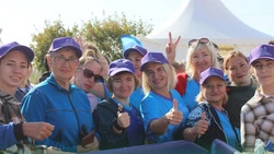 Более 1000 человек приняли участие в соревнованиях по северной ходьбе в Алексеевском спортпарке