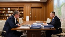 Министр строительства и ЖКХ РФ Ирек Файзуллин встретился с Вячеславом Гладковым