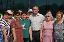 Красненцы приняли гостей из Алексеевки