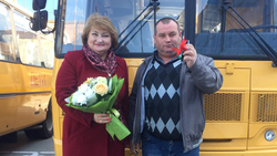 Школьный автопарк Красненского района пополнился пятью новыми автобусами в 2021 году