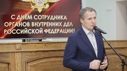 Вячеслав Гладков вручил награды девяти сотрудникам МВД