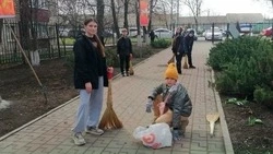 Алексеевцы привели в порядок муниципалитет после зимы