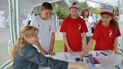 Торжественная церемония посвящения в ряды «Первых» прошла в Красненском районе 