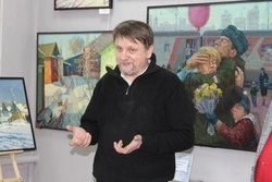 «Каждый штрих на месте». Художник из Чернянки презентовал персональную выставку в Алексеевке