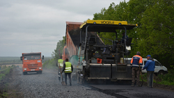 Красненские дорожники завершат ремонт участка протяжённостью 10,6 километров в июне