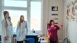 Ученики алексеевских медклассов завершили цикл практических занятий в городской ЦРБ