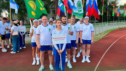 Алексеевские спортсмены приняли участие в летнем параде физкультурников Белгородской области