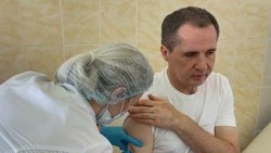 Вячеслав Гладков поставил прививку от гриппа  