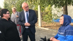 Глава администрации Красненского района провёл очередную открытую встречу с жителями муниципалитета