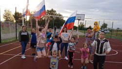 Алексеевцы отметили День флага России