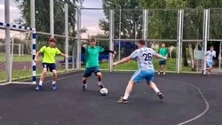 Финал первенства по дворовому футболу прошёл в Алексеевке