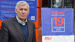 Профсоюзный лидер работников АПК Алексеевки оставил свой голос на избирательном участке