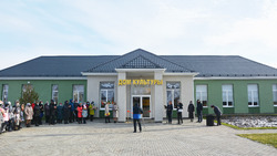 Новый дом культуры Камызина Красненского района стал центром притяженья для селян