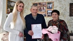 Алексеевская семья отметила 70-летний юбилей совместной жизни