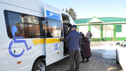 Социальный транспорт привёз 60 жителей Алексеевского горокруга на вакцинацию в Иловку