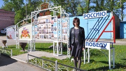 Алексеевское предприятие обновило памятный стенд с портретами фронтовиков