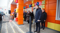 Вячеслав Гладков и Евгений Савченко приняли участие в открытии детского сада в Губкине